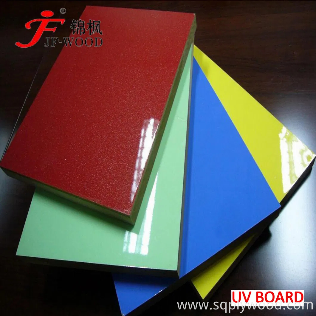 High Glossy UV MDF Blockboard Particle Board MDF UV Board